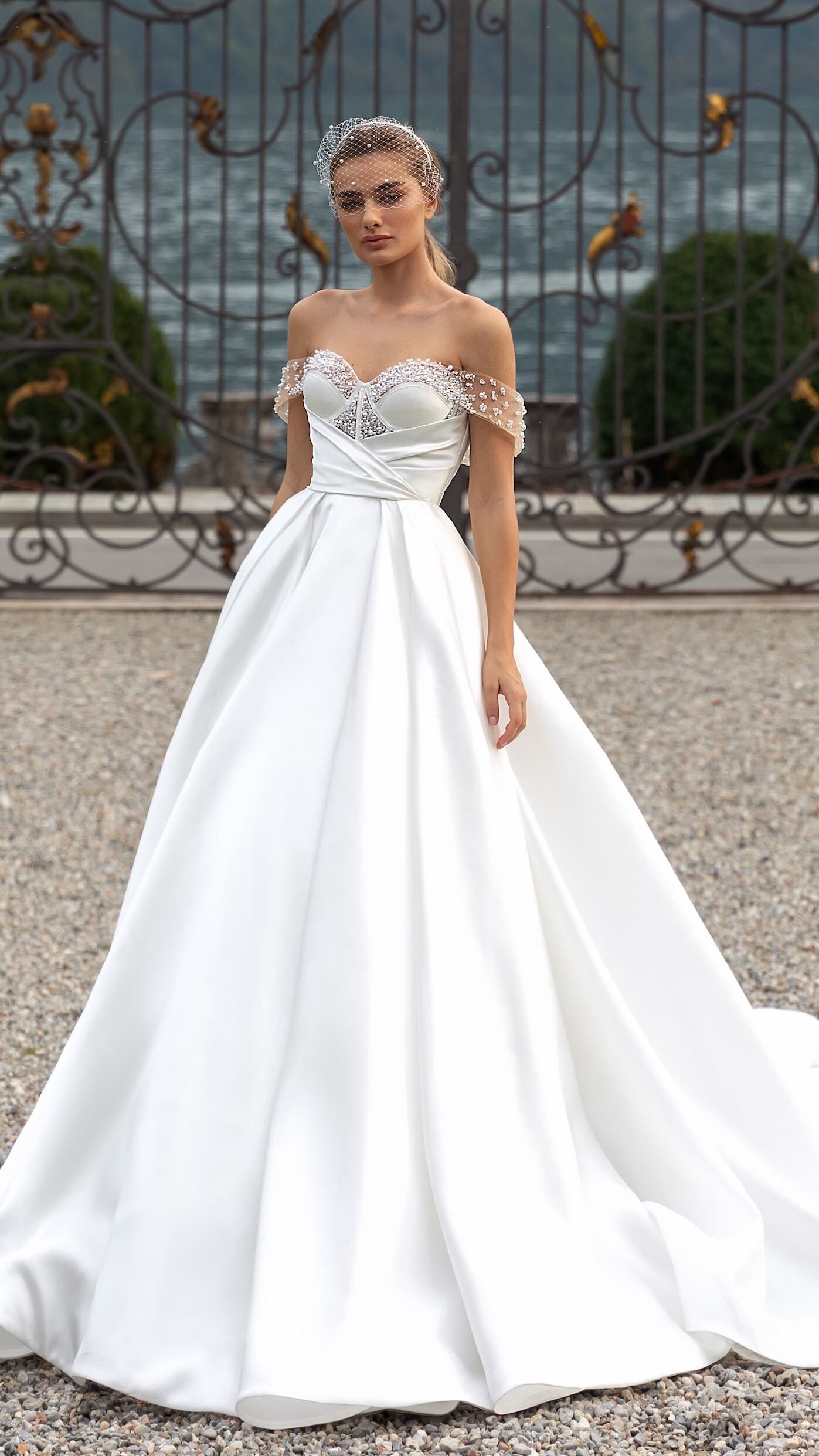 Simple princess wedding dress for the modern bride - Pollardi 2023 - Agostina
