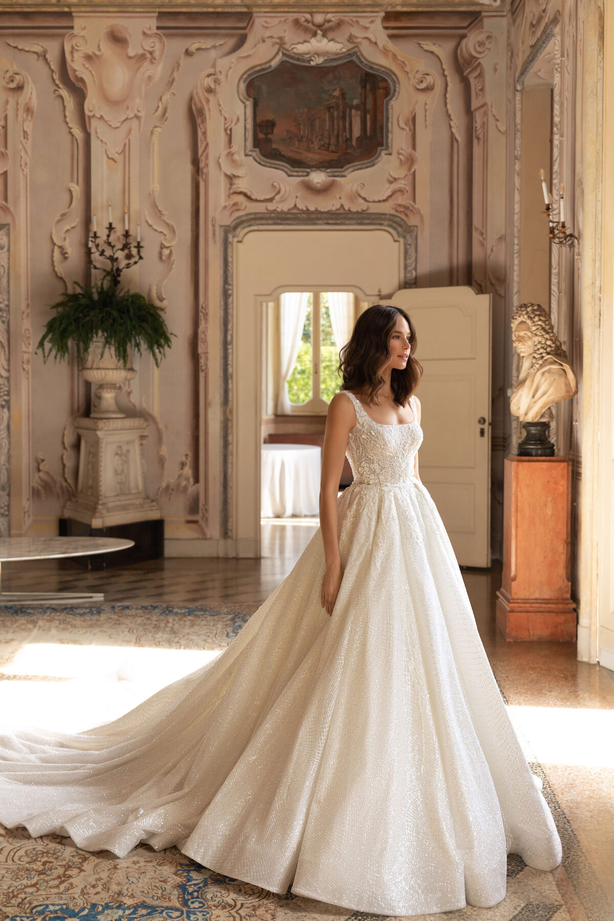 Sparkly elegant ball gown wedding dresses - Rossella