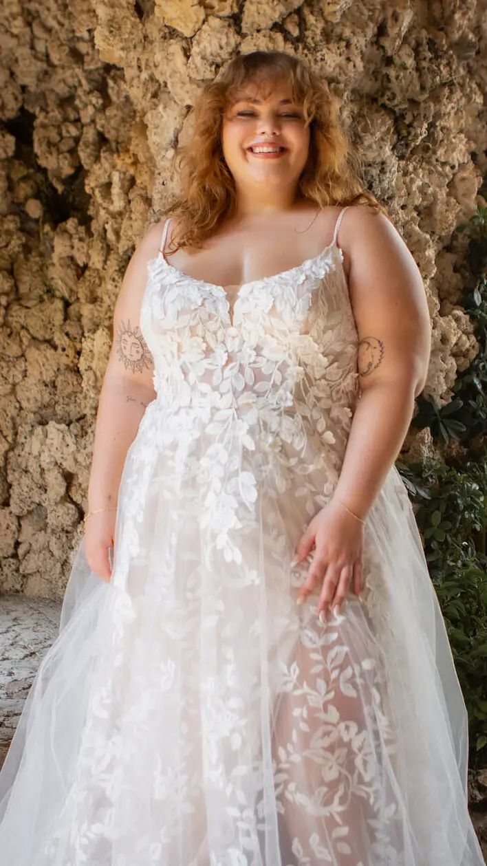 All Who Wander Wedding Dresses - Haven gown Plus size boho