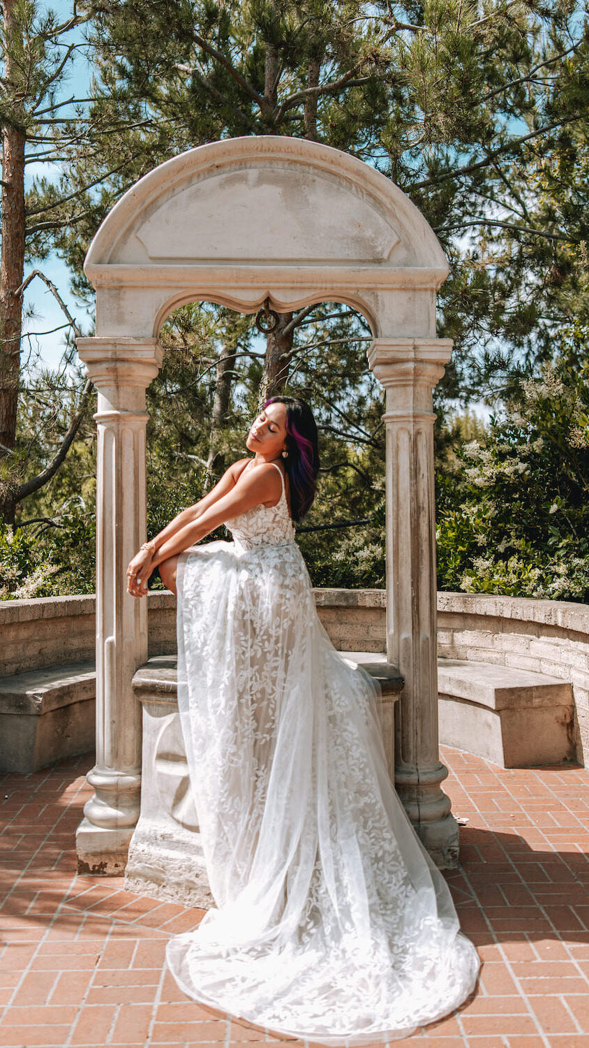 All Who Wander Wedding Dresses - Haven gown bohemian bridal - vintage boho gowns