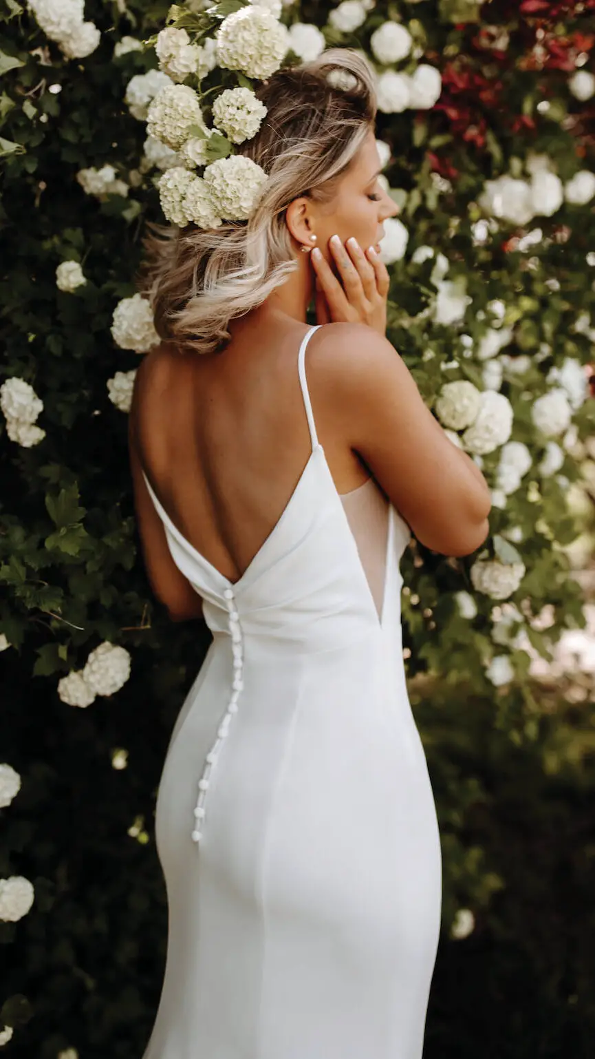 All Who Wander Wedding Dresses - Jules gown simple bridal