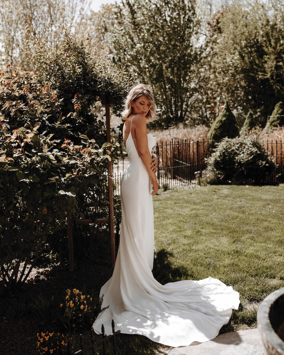 All Who Wander Wedding Dresses - Jules gown simple modern