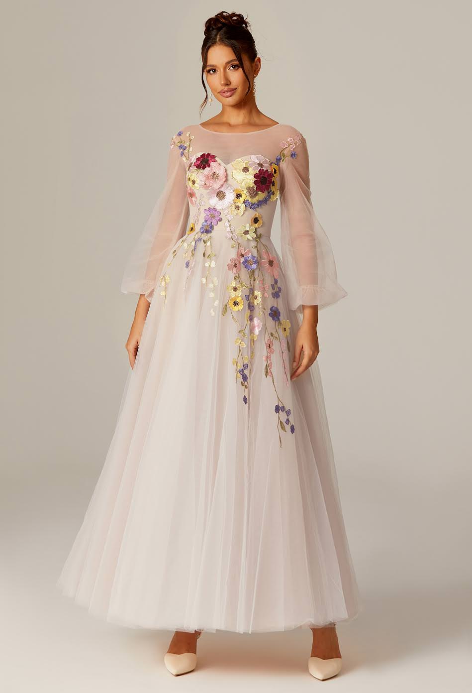 Gorgeous Floral wedding dress by AW Bridal